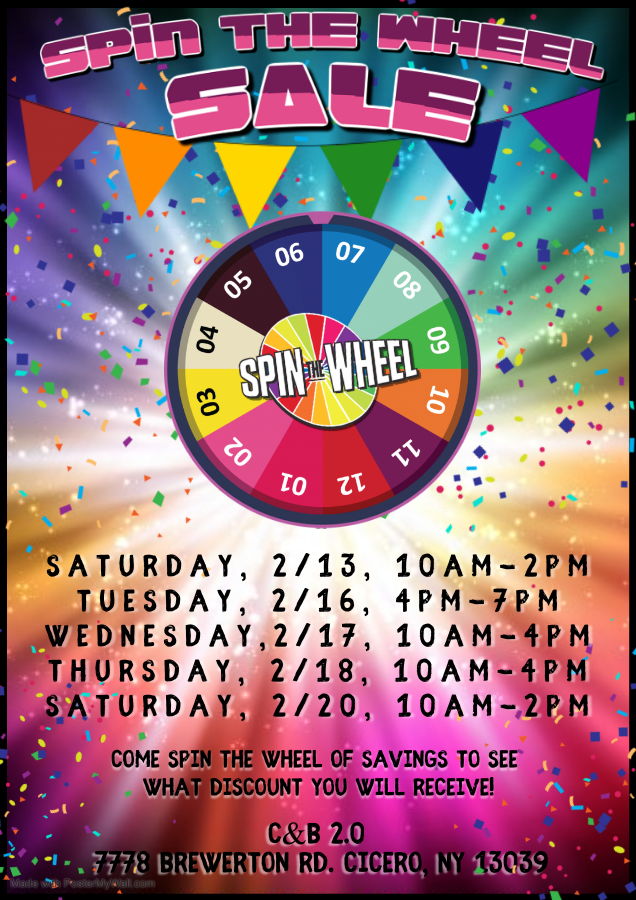 Spin the Wheel Sale