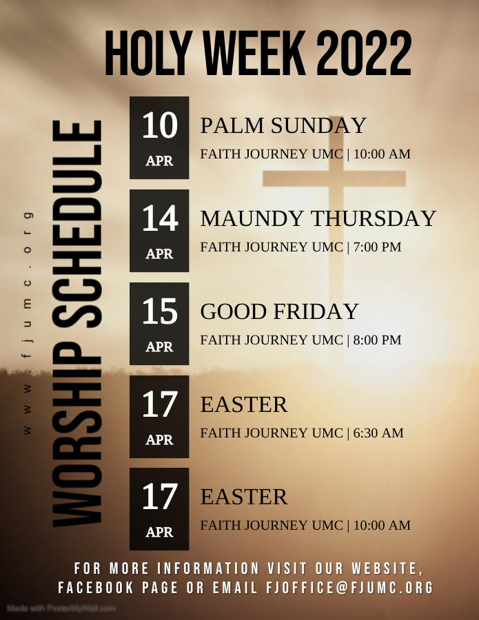 Join Us for Holy Week 2022